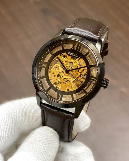 Fossil Automatic Chronograph Dark Brown