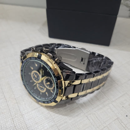 Casio Edifice EF-558D-1AVDF Black Dial Chronograph Copy Watch for Men – Black Stainless Steel