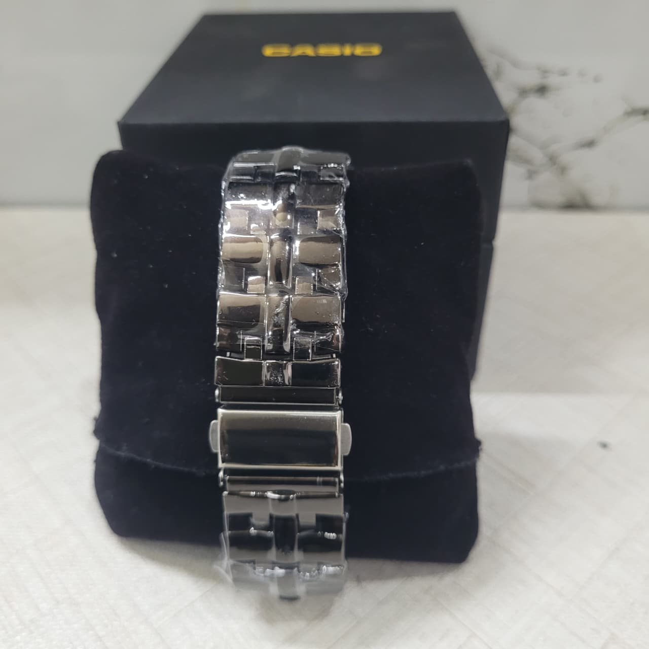 Casio Edifice EF-558D-1AVDF Black Dial Chronograph Watch for Men – Black Stainless Steel