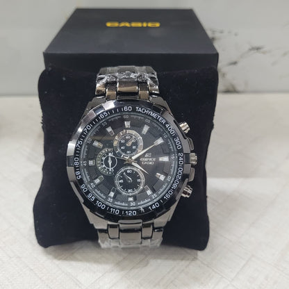 Casio Edifice EFR-539D Black Dial Chronograph Watch for Men