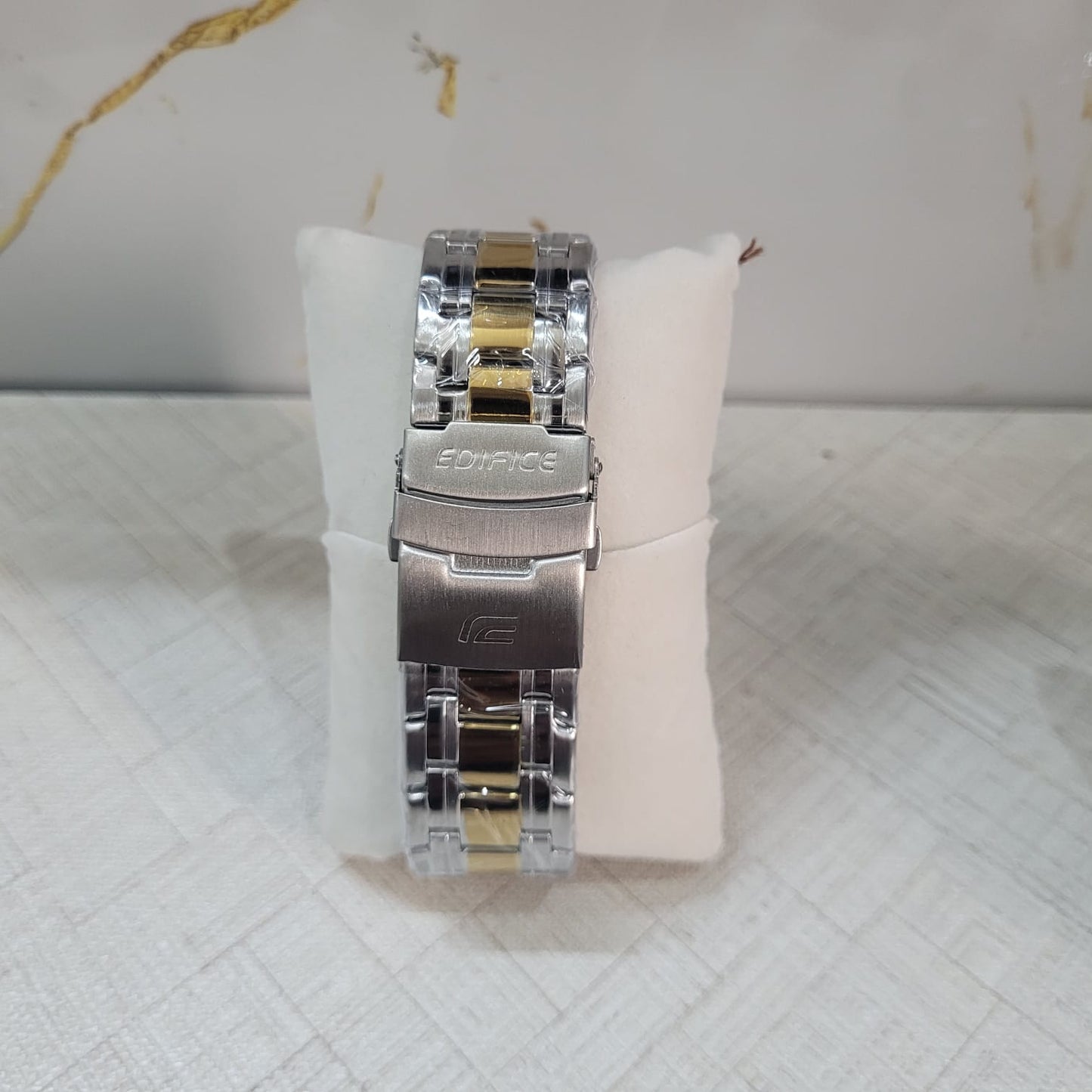 Casio Edifice EFR-539SG-7AVUDF Chronograph Watch for Men – Silver & Gold Stainless Steel