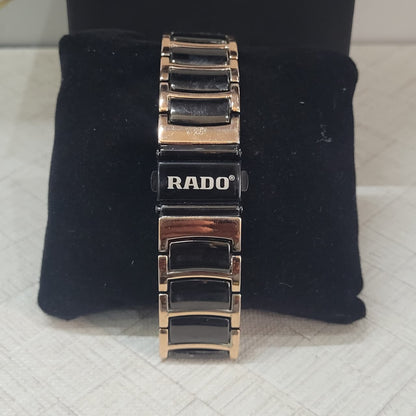 Rado Jubilé Black Dial Black & Gold Ceramic Copy Watch for Men