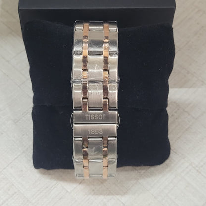 Tissot Couturier 1853 White Dial Chronograph Watch for Men – Two-Tone Stainless Steel