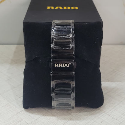 Rado True Round Jubilé Black Dial Ceramic Copy Watch for Men