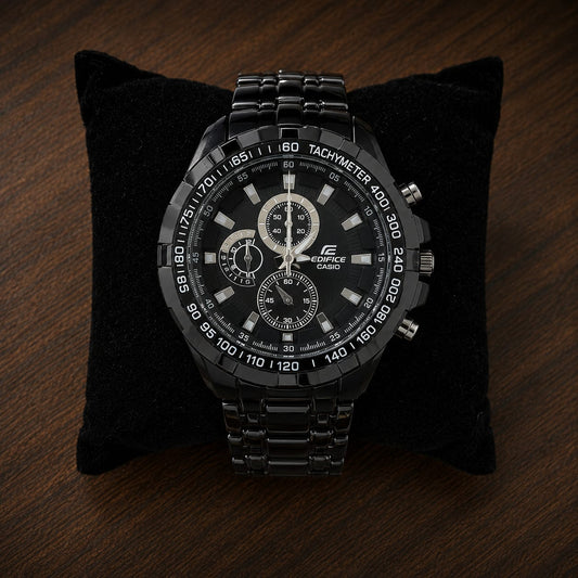 Casio Edifice EFR-539D Black Dial Chronograph Watch for Men