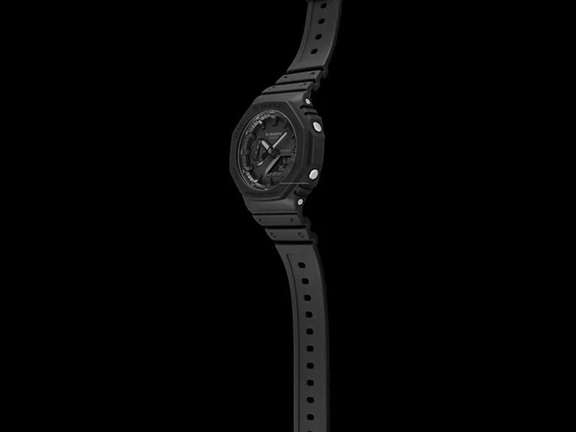 Casio G-Shock GA-2100 All Black 7AA Premium Watch for Unisex